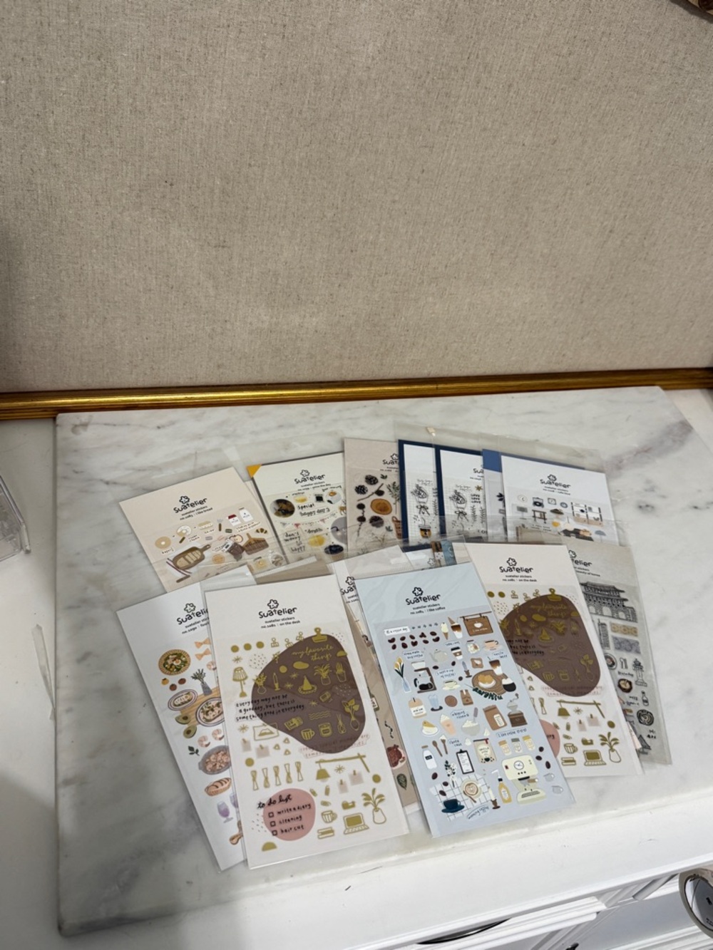 Suatelier Assorted Decorative Sticker Sheet Bundle